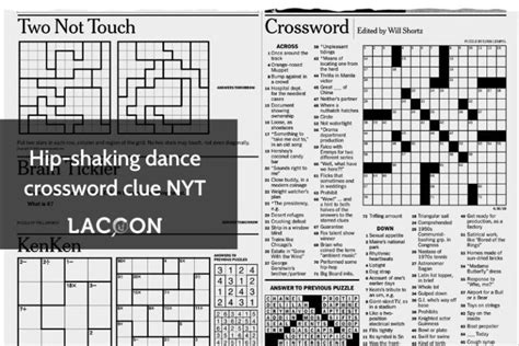 With our crossword solver search engine you have access to over 7 million clues. . Hip shaking dance nyt crossword